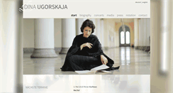 Desktop Screenshot of dina-ugorskaja.de